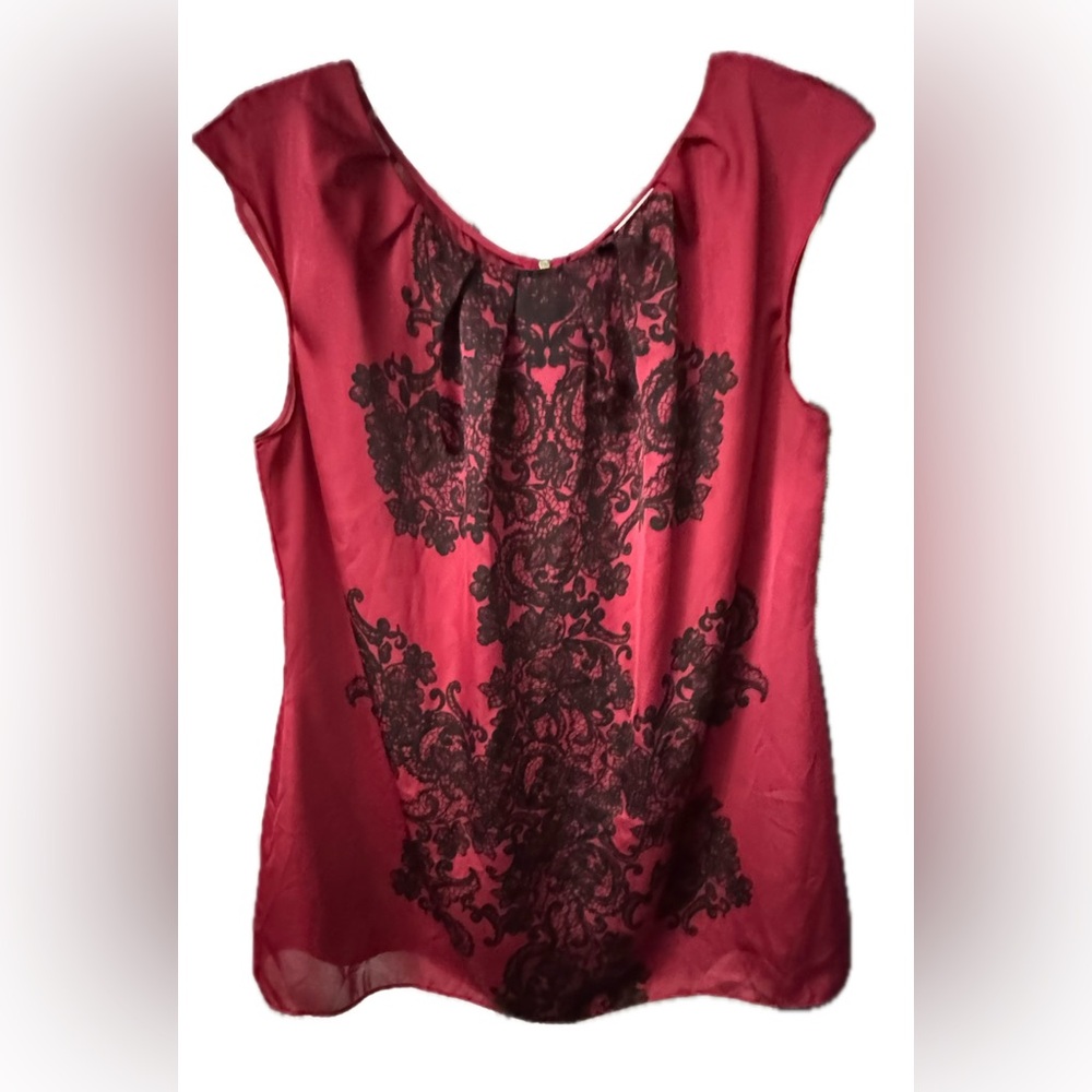Worthington Red and Black Women's Top